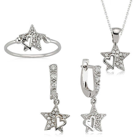 STİLLOVE Gümüş Yıldız Bayan Set