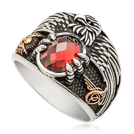 STİLLOVE Gümüş Kartal Erkek Yüzük