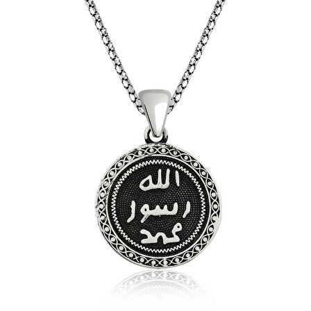 STİLLOVE Gümüş Mühr-ü Şerif Kolye