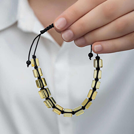 STİLLOVE Yetişkin Damla Kehribar Bileklik