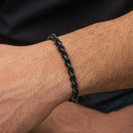 STİLLOVE Gümüş Kazaziye Örgü Bileklik