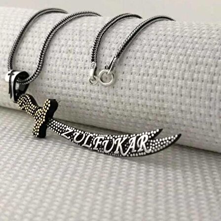 STİLLOVE Gümüş Zülfikar Kılıcı Erkek Kolye