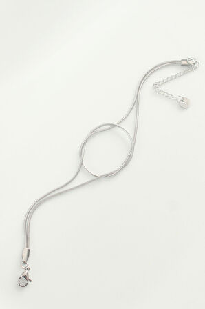 STİLLOVE 316L Çelik Gümüş Renk Düğüm Model Bileklik