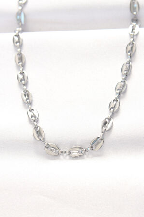 STİLLOVE 316L Çelik Silver Renk Gemici Zincir Kolye