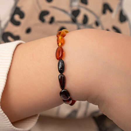 STİLLOVE Bebek Damla Kehribar Bileklik