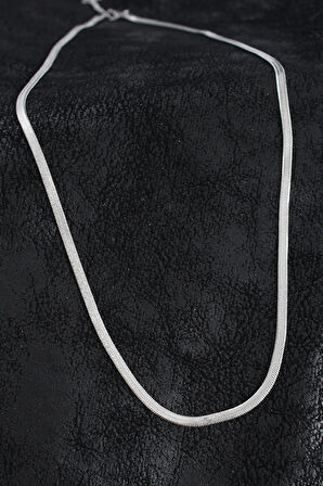 316L Çelik Klasik İtalyan Zincir Model Gümüş Renk Erkek Kolye