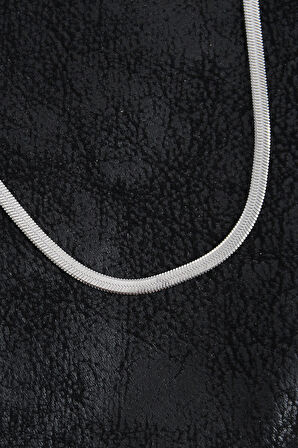 316L Çelik Klasik İtalyan Zincir Model Gümüş Renk Erkek Kolye