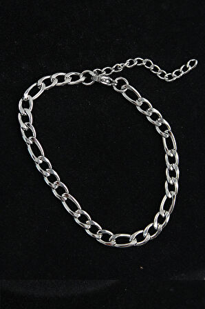 316L Çelik Klasik Model Gümüş Renk Erkek Bileklik