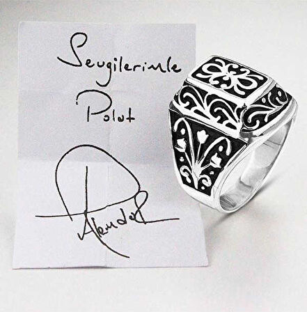 Gümüş Kurtlar Vadisi Erkek Yüzük  SL3040