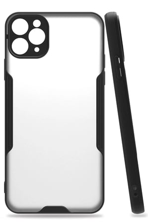 iPhone 11 Pro Kılıf Platin Silikon - Siyah