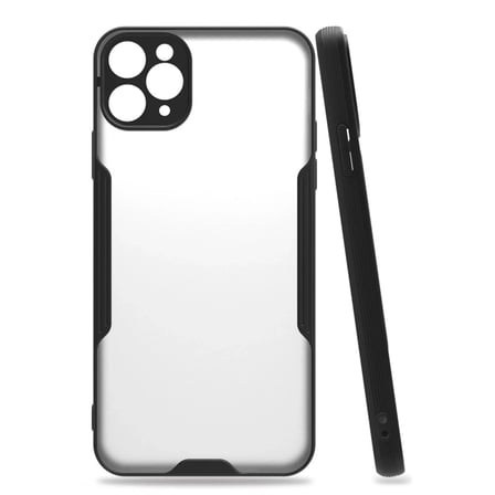 iPhone 11 Pro Kılıf Platin Silikon - Siyah
