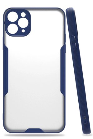 iPhone 11 Pro Kılıf Platin Silikon - Lacivert