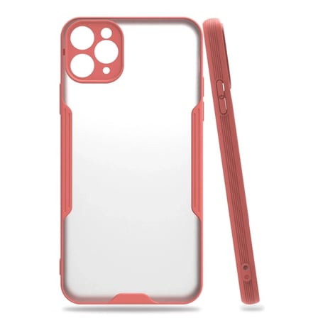 iPhone 11 Pro Kılıf Platin Silikon - Pembe