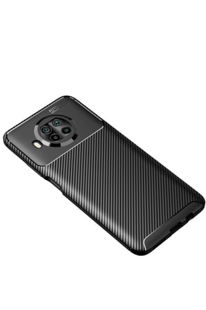 Mi 10T Lite Kılıf Auto Focus Karbon Kapak - Siyah
