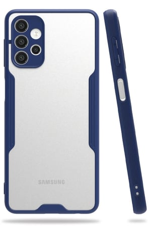 Samsung Galaxy A72 Kılıf Platin Silikon - Lacivert