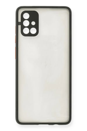 Samsung Galaxy A71 Kılıf Montreal Silikon Kapak - Siyah