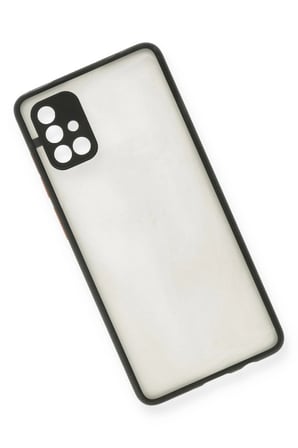 Samsung Galaxy A71 Kılıf Montreal Silikon Kapak - Siyah