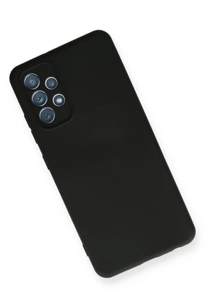 Samsung Galaxy A32 Kılıf Nano içi Kadife Silikon - Siyah
