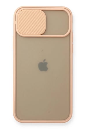 iPhone 11 Pro Kılıf Palm Buzlu Kamera Sürgülü Silikon - Pembe