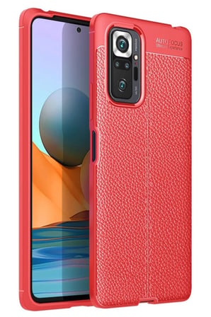 Redmi Note 10 Pro Kılıf Auto Focus Kapak - Kırmızı