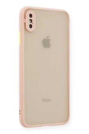 iPhone XS Max Kılıf Montreal Silikon Kapak - Pembe