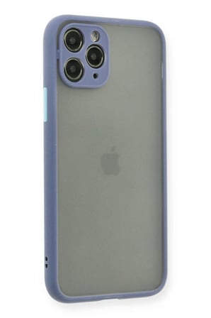 iPhone 11 Pro Kılıf Montreal Silikon Kapak - Gri
