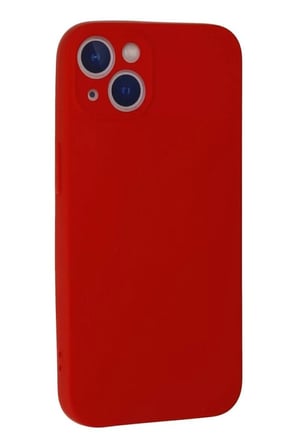 iPhone 13 Mini Kılıf Nano içi Kadife Silikon - Kırmızı