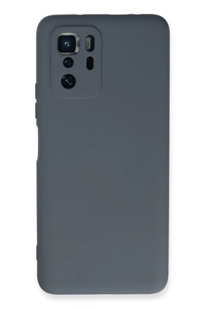 Poco X3 GT Kılıf Nano içi Kadife Silikon - Gri