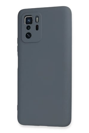 Poco X3 GT Kılıf Nano içi Kadife Silikon - Gri