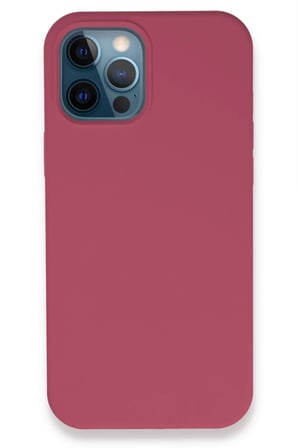 iPhone 12 Pro Kılıf Lansman Legant Silikon - Fuşya