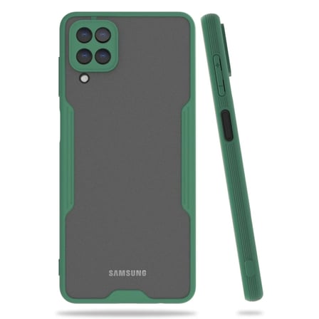 Samsung Galaxy A22 Kılıf Platin Silikon - Yeşil
