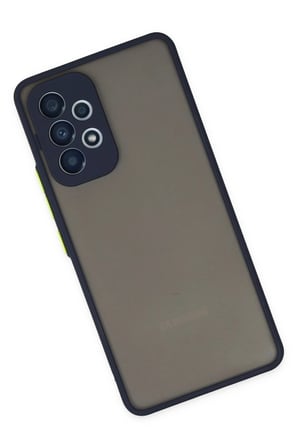 Samsung Galaxy A53 5G Kılıf Montreal Silikon Kapak - Lacivert