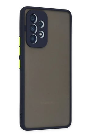 Samsung Galaxy A53 5G Kılıf Montreal Silikon Kapak - Lacivert