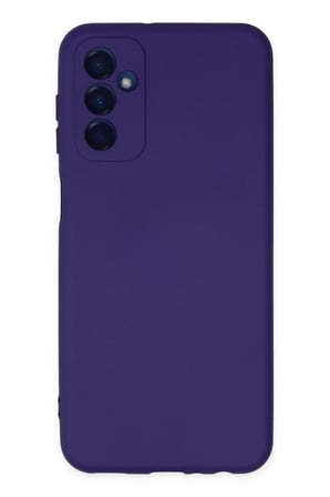 Samsung Galaxy M23 Kılıf Nano içi Kadife Silikon - Mor
