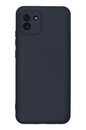 Samsung Galaxy A03 Kılıf Nano içi Kadife Silikon - Lacivert
