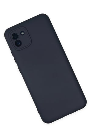 Samsung Galaxy A03 Kılıf Nano içi Kadife Silikon - Lacivert