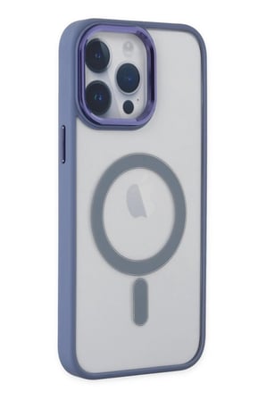 iPhone 14 Pro Max Kılıf Room Magneticsafe Silikon - Sierra Blue