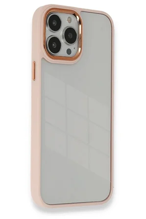iPhone 14 Pro Max Kılıf Dora Kapak - Pudra