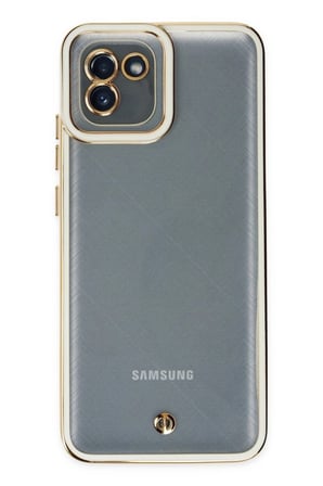 Samsung Galaxy A03 Kılıf Liva Lens Silikon - Beyaz