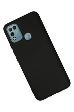 İnfinix Hot 10 Play Kılıf Nano içi Kadife Silikon - Siyah