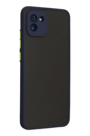 Samsung Galaxy A03 Kılıf Montreal Silikon Kapak - Lacivert