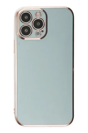iPhone 14 Pro Max Kılıf Volet Silikon - Açık Yeşil