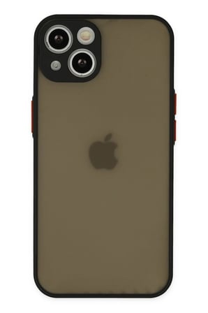 iPhone 14 Kılıf Montreal Silikon Kapak - Siyah
