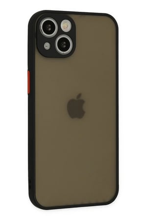 iPhone 14 Kılıf Montreal Silikon Kapak - Siyah