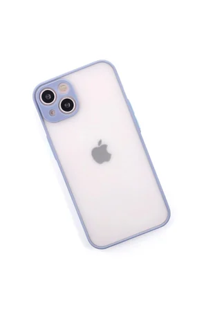 iPhone 14 Kılıf Montreal Silikon Kapak - Gri