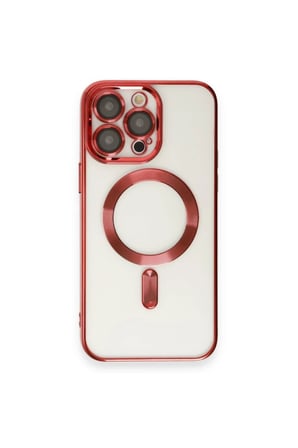 iPhone 14 Pro Max Kılıf Kross Magneticsafe Kapak - Kırmızı