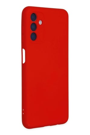 Samsung Galaxy A04S Kılıf Nano içi Kadife Silikon - Kırmızı