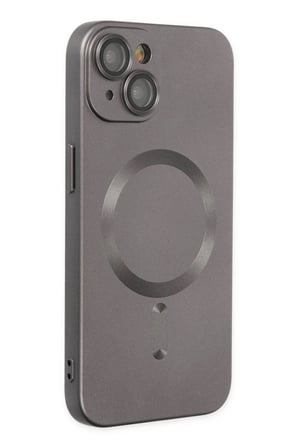 iPhone 14 Plus Kılıf Moshi Lens Magneticsafe Silikon - Füme