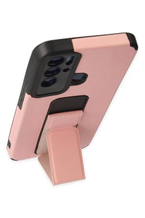 Tecno Pova Neo Kılıf Mega Standlı Silikon - Pudra