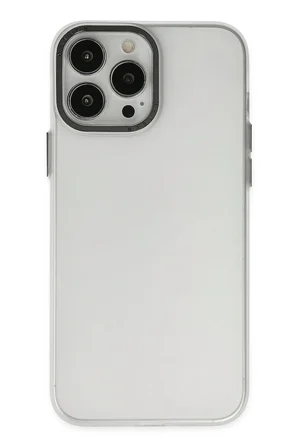 iPhone 14 Pro Kılıf Modos Metal Kapak - Şeffaf